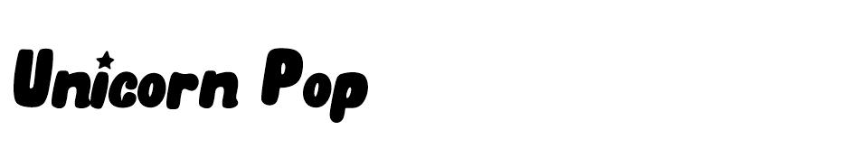 Unicorn Pop font